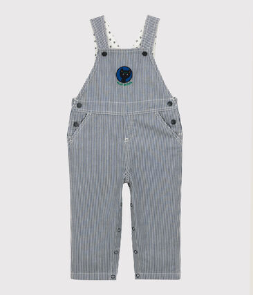 PETIT BATEAU - Salopette en toile bébé.