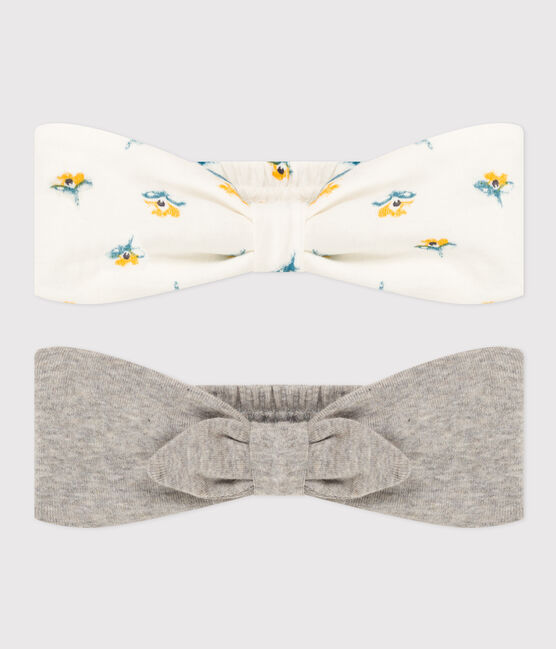 Lot de 2 bandeaux en coton bébé variante 1