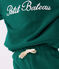 Sweatshirt bébé en coton brodé Petit Bateau vert EVERGREEN