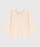 Blouse manches longues bébé en jersey flammé écru AVALANCHE