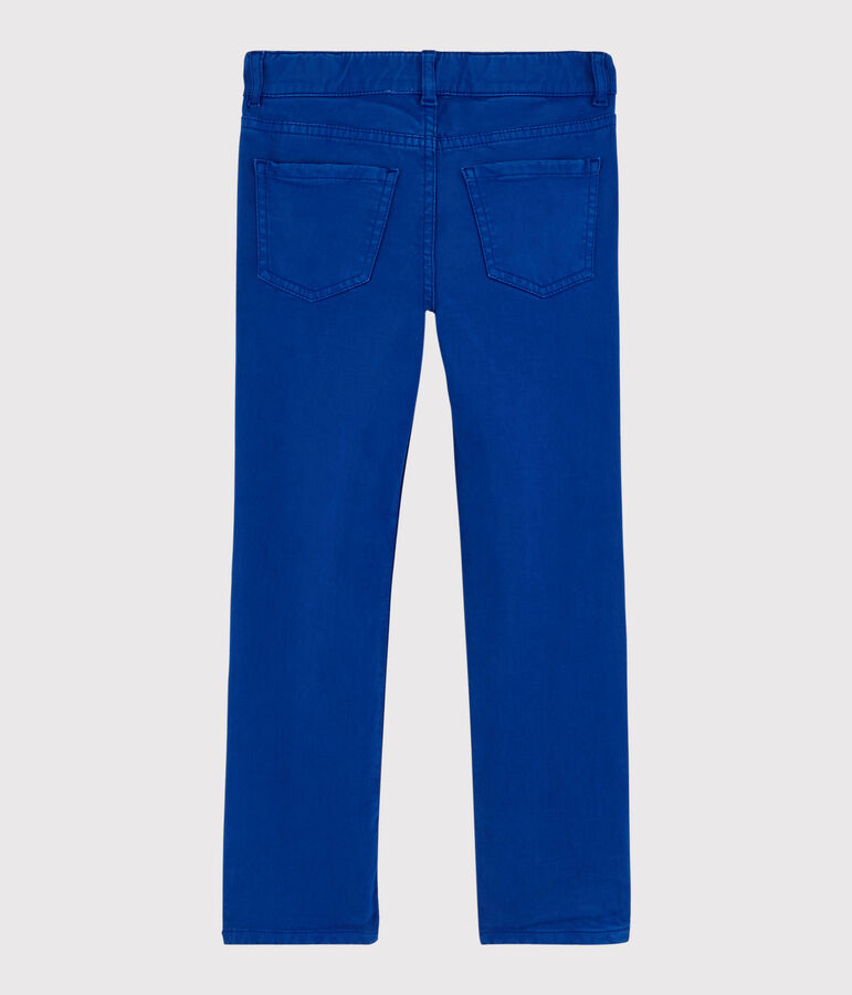 Pantalon enfant gar&ccedil;on bleu
