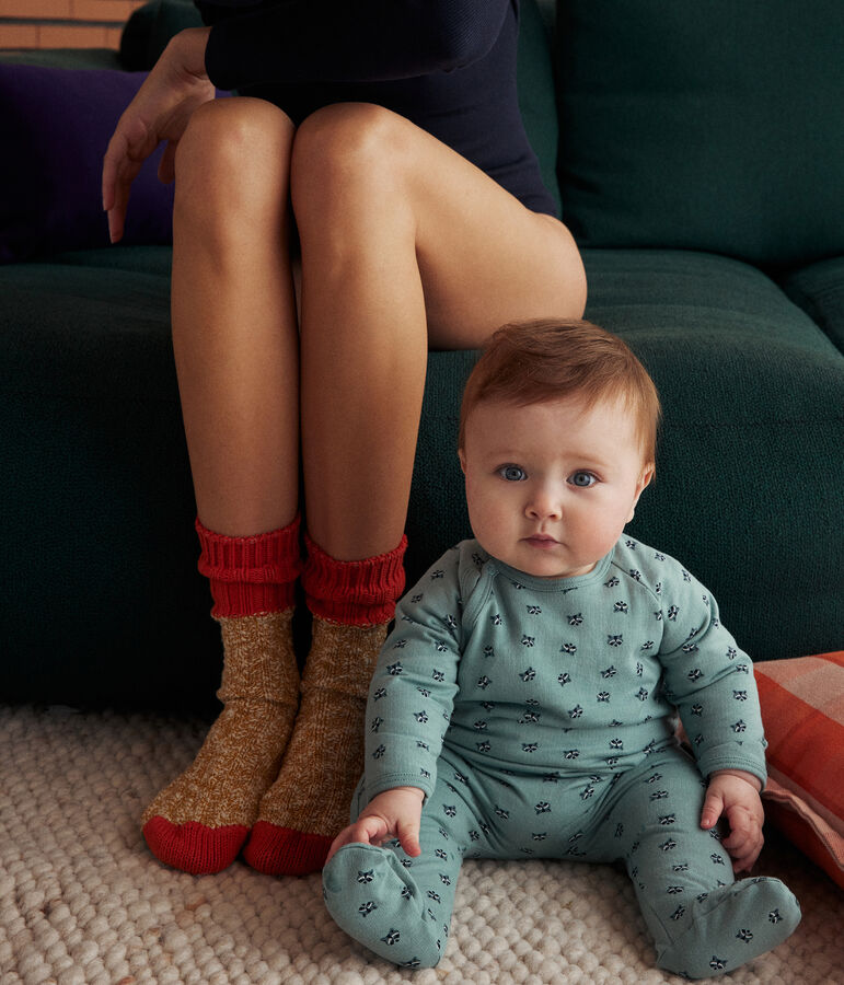 Pyjama imprim&eacute; en molleton b&eacute;b&eacute; PAUL/ MULTICO