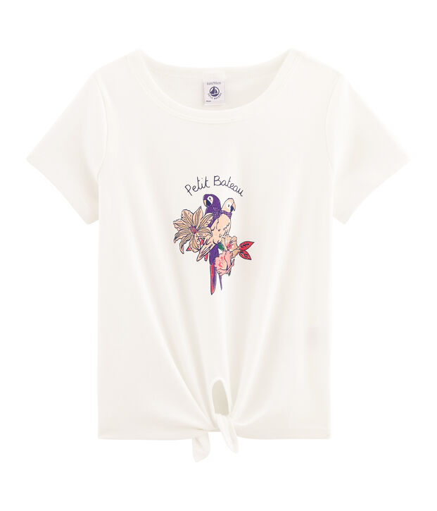 Tee-shirt enfant fille blanc