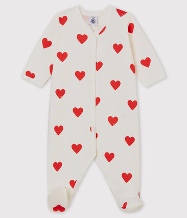 PETIT BATEAU - Dors-bien à cœurs rouges bébé