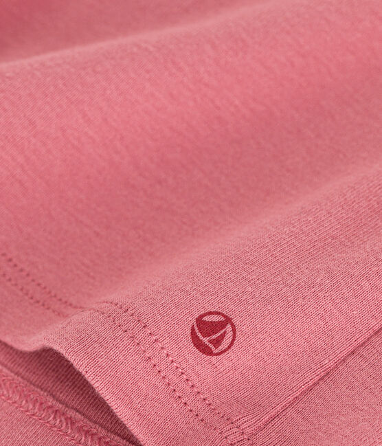 Blouse avec col en coton bébé rose ROSEWOOD