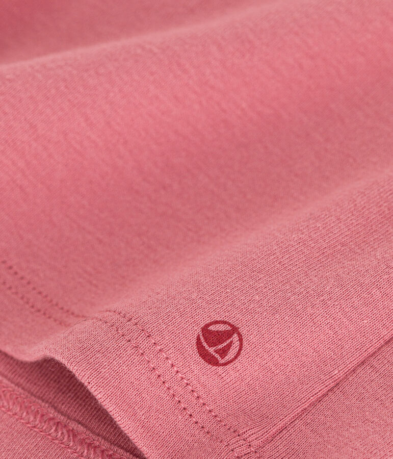 Blouse avec col en coton b&eacute;b&eacute; rose ROSEWOOD