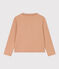 Cardigan en coton enfant fille beige VINTAGE