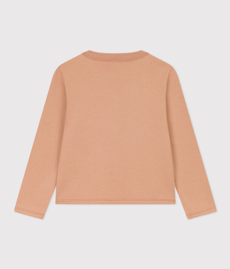 Cardigan en coton enfant fille beige VINTAGE