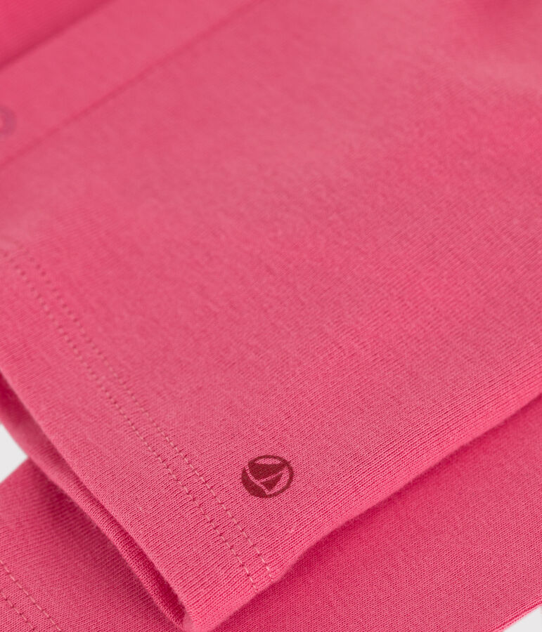 Cardigan b&eacute;b&eacute; en coton uni rose PEONIA