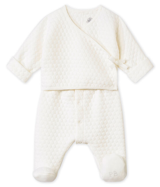 Dors bien deux en un en tubique matelassé blanc MARSHMALLOW