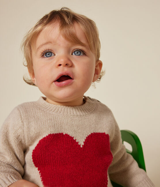 Pull en tricot contenant de la laine bébé AVALANCHE/ CORRIDA