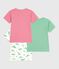 Lot de 3 tee-shirts enfant en coton manches courtes dinosaures variante 1