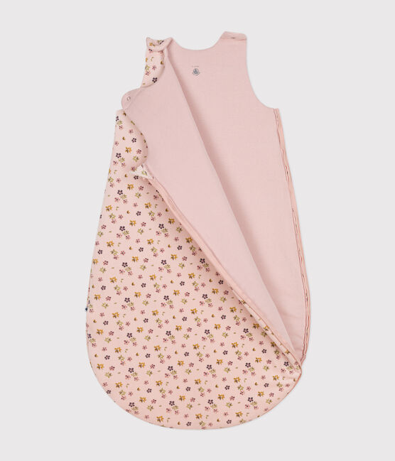 Gigoteuse en velours bébé TOG 3 rose SALINE/blanc MULTICO