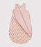 Gigoteuse en velours bébé TOG 3 rose SALINE/blanc MULTICO