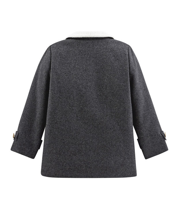 Manetau enfant gar&ccedil;on gris