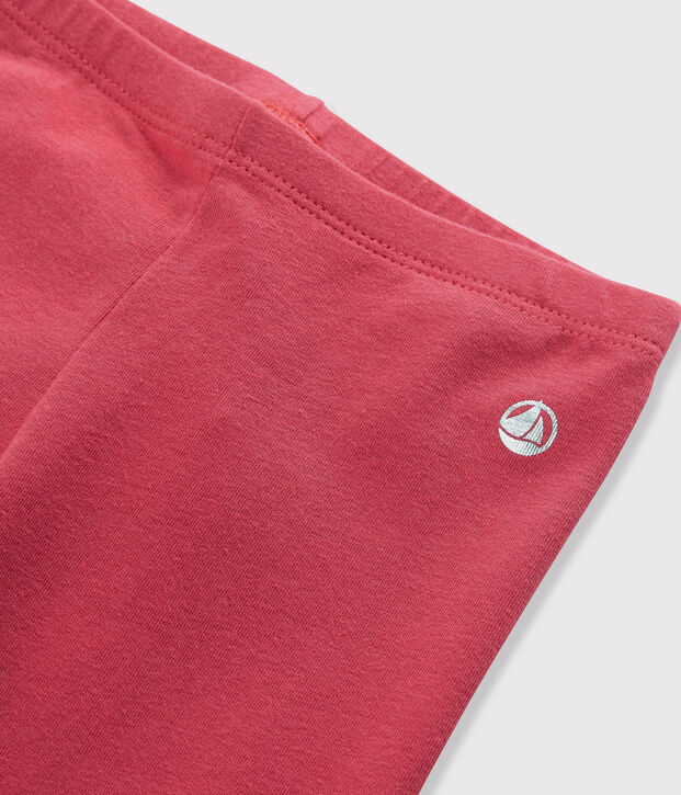 Legging en jersey enfant fille rose