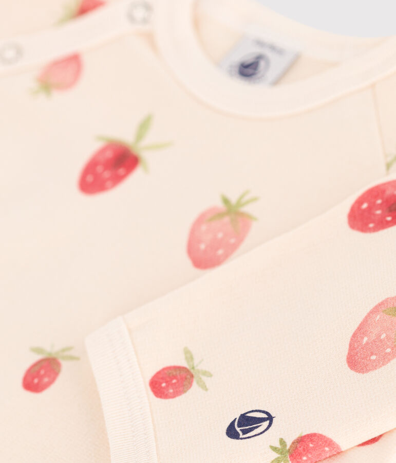 Pyjama b&eacute;b&eacute; en coton imprim&eacute; AVALANCHE/ ROSE/ MULTICO OVS