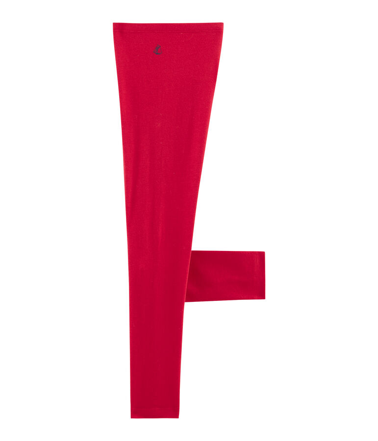Legging enfant fille rouge TERKUIT