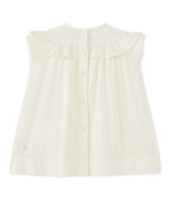 Robe de cérémonie bébé fille blanc LAIT