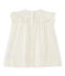Robe de cérémonie bébé fille blanc LAIT