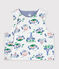 Gilet sans manche r&eacute;versible b&eacute;b&eacute; en coton imprim&eacute; Paris blanc/multicouleur