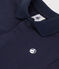 Polo bébé en coton manches courtes uni bleu SMOKING