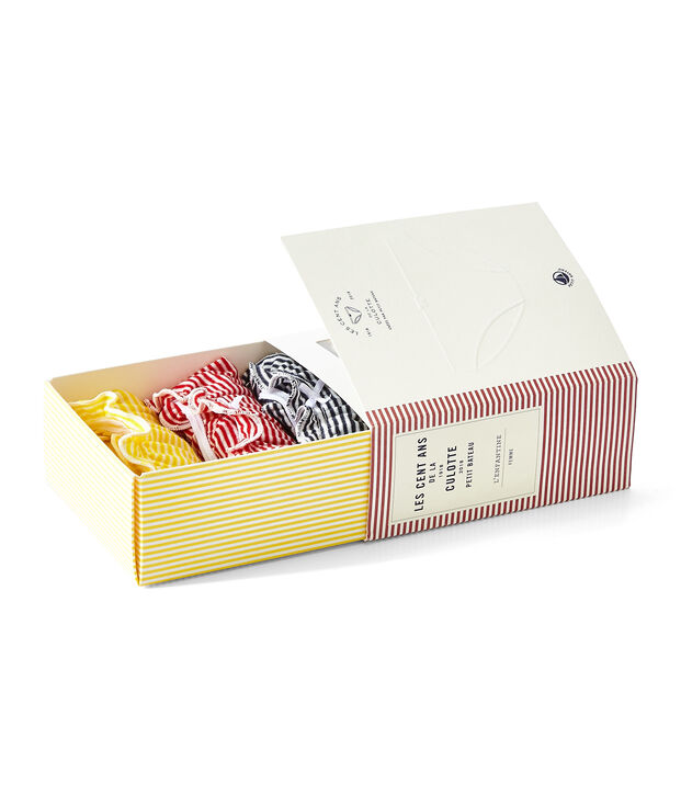 Lot de 3 culottes &agrave; volants femme blanc