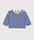 Sweatshirt en bouclette éponge bébé