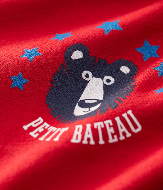Tee-shirt bébé garçon rouge TERKUIT
