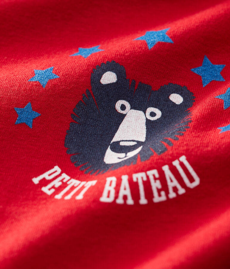 Tee-shirt b&eacute;b&eacute; gar&ccedil;on rouge TERKUIT