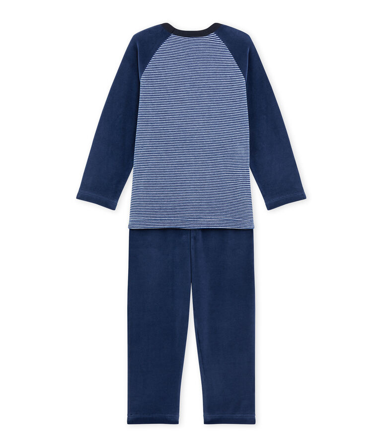 Pyjama gar&ccedil;on &agrave; motif loup bleu SURF/bleu MAJOR/ ECUME