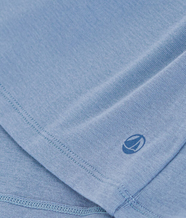 Tee-shirt L'ICONIQUE col rond en coton Femme bleu