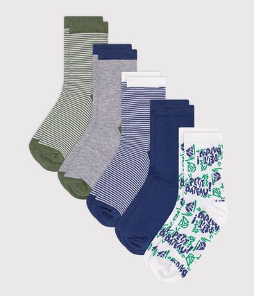 5 paires de chaussettes enfant en coton