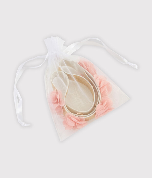 Ceinture enfant fille blanc