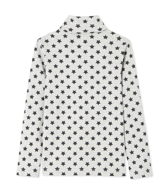 Sous-pull garçon imprimé étoiles gris BELUGA/gris MAKI