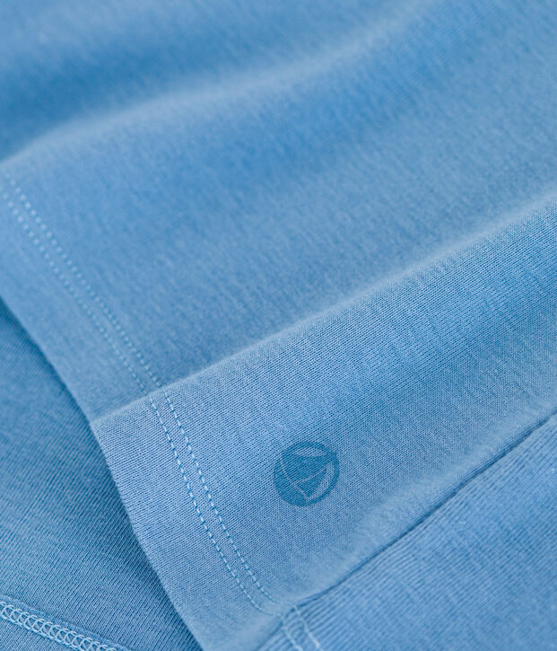 Tee-shirt Femme l'Iconique en coton uni bleu