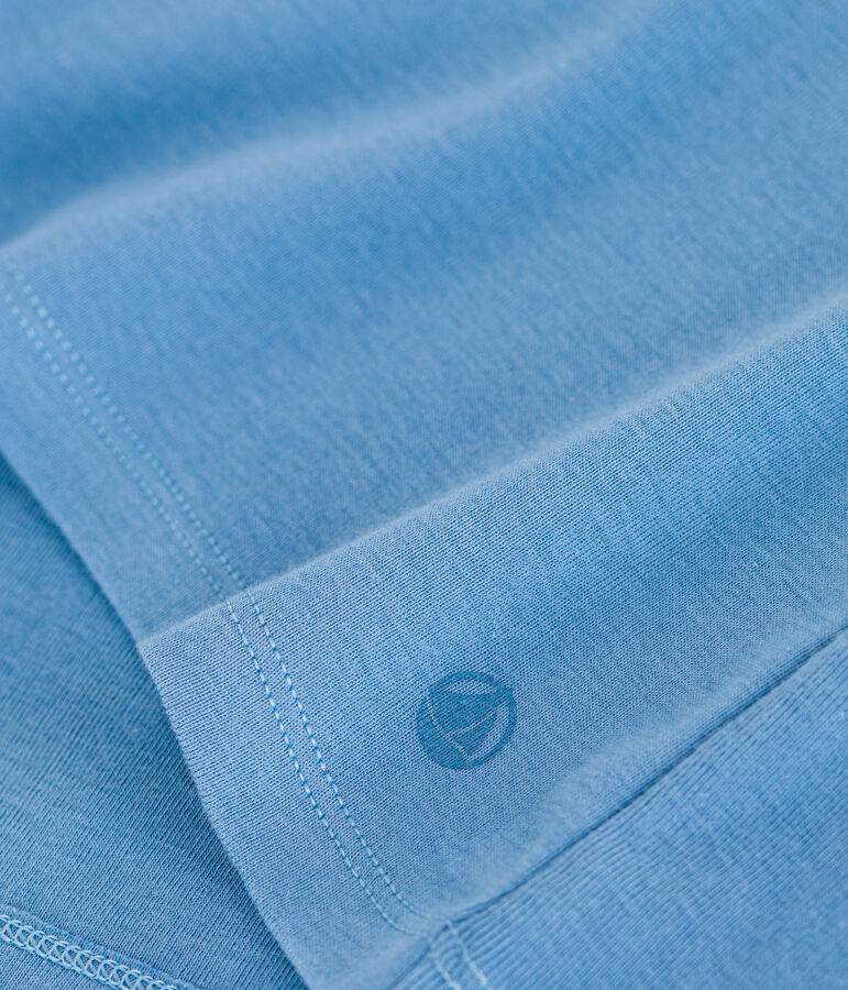 Tee-shirt Femme l'Iconique en coton uni bleu ALASKA