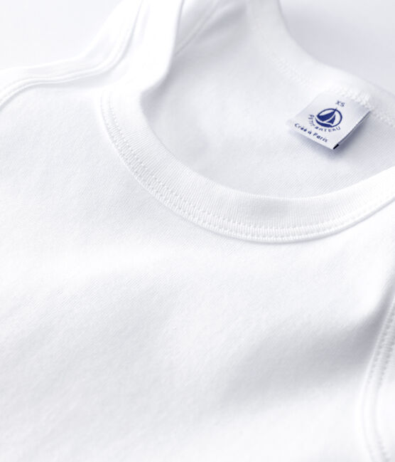 Débardeur L'ICONIQUE en coton Femme blanc ECUME
