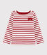 Marinière en jersey enfant fille