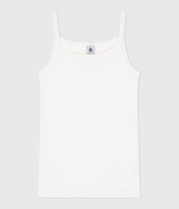 Chemise à bretelles en coton femme