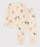 Pyjama phosphorescent en molleton  enfant blanc AVALANCHE/ MULTICO