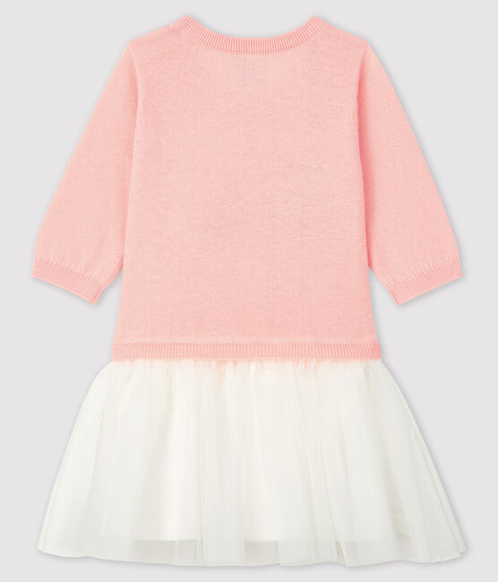 Robe manches longues bébé fille rose MINOIS