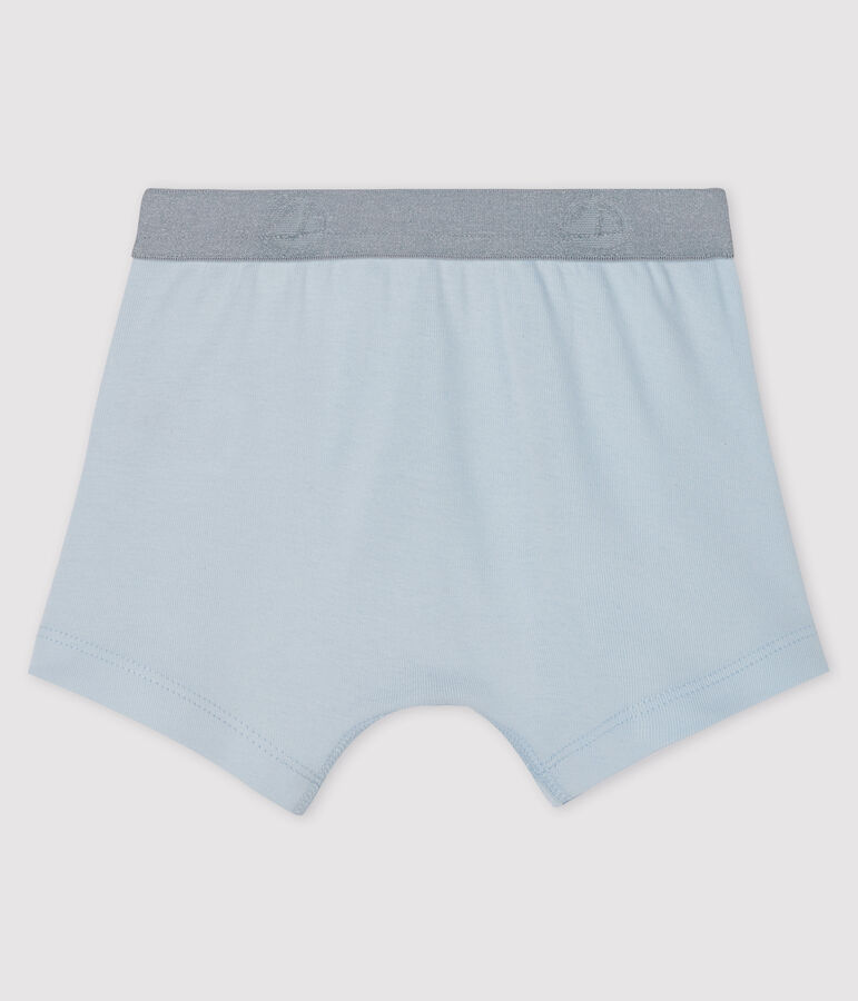Boxer petit gar&ccedil;on bleu