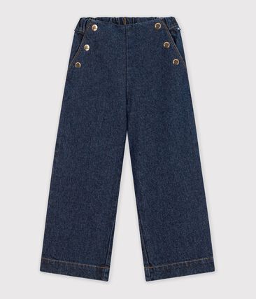 Pantalon wide leg enfant en denim