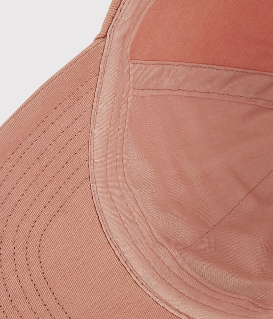 Casquette brodée enfant rose PAPAYE