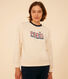 Sweatshirt en molleton femme