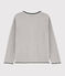 Cardigan en coton jersey enfant garçon gris POUSSIERE CHINE
