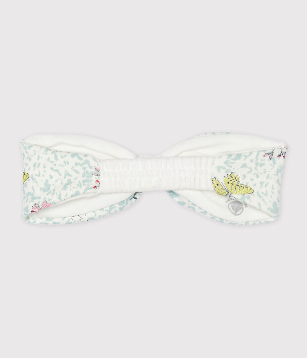 Bandeau cheveux b&eacute;b&eacute; fille blanc/multicouleur