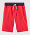 Bermuda enfant garçon rouge TERKUIT
