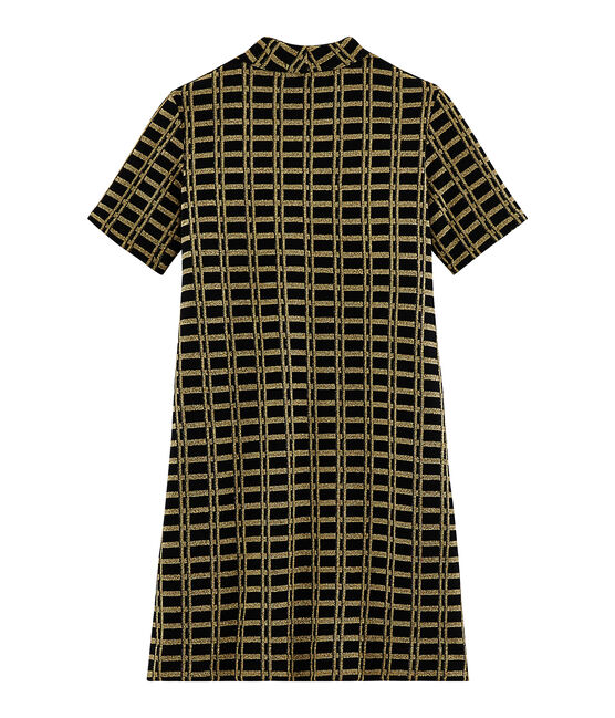 Robe manches courtes à carreaux femme variante 1